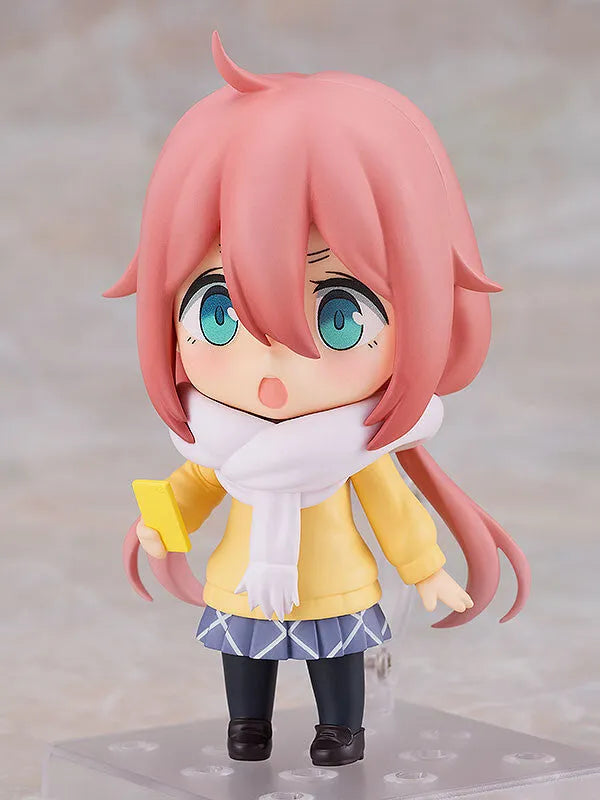 Yurucamp - Kagamihara Nadeshiko - Nendoroid #2189 - School Uniform Ver. (Max Factory)ㅤ – Max Factory – ActionFigureBrasil
