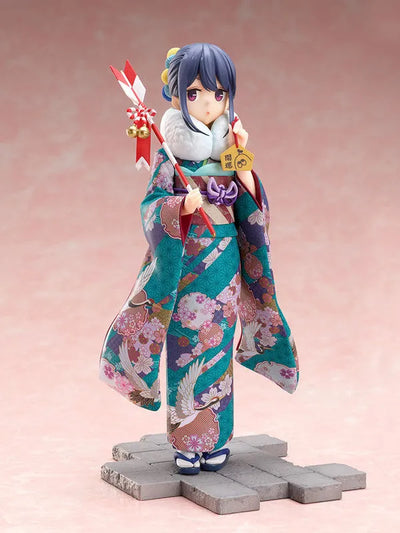 Yurucamp Season 2 - Shima Rin - F:Nex - 1/7 - Furisode (FuRyu)ㅤ – FuRyu – ActionFigureBrasil — ângulo diferente