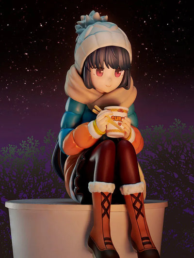 Yurucamp - Shima Rin - F:Nex - Premium Noodle Stopper Figure - 1/8 (FuRyu)ㅤ – FuRyu – ActionFigureBrasil — embalagem