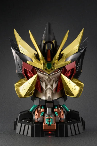 Yuusha-Ou GaoGaiGar Final - Genesic Gaogaigar - Amakuni Kizin - Genesic GaoGaiGar Head Display Model (Amakuni, Hobby Japan, Liquid Stone, Sentinel) [Shop Exclusive]ㅤ – Amakuni – ActionFigureBrasil — detalhe do produto