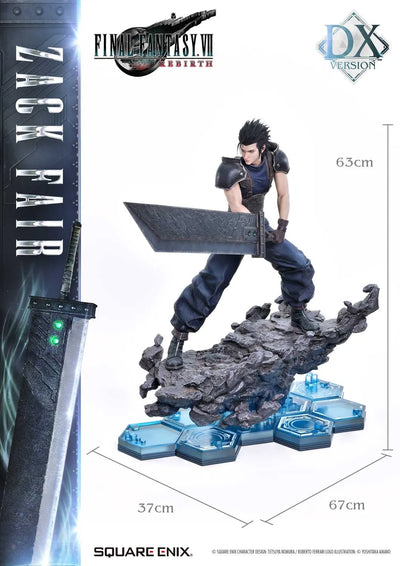 Zack Fair (Deluxe Version) – Square Enix – ActionFigure Brasil — ângulo diferente