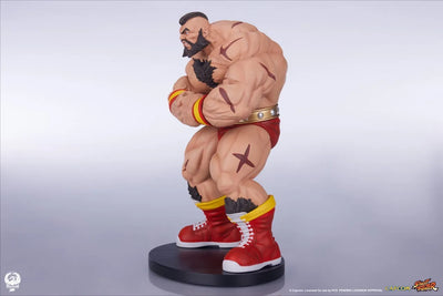 Zangief & Gen – PCS – ActionFigure Brasil — com base expositora