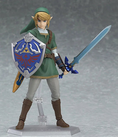 Zelda no Densetsu: Twilight Princess - Link - Figma #320 - Twilight Princess ver., DX Edition - 2021 Re-release (Max Factory)ㅤ – Good Smile Company – ActionFigureBrasil — ângulo diferente