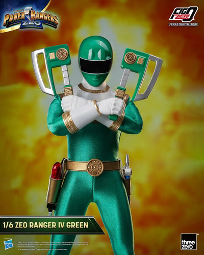 Zeo Ranger IV Green – Threezero – ActionFigure Brasil — detalhe do produto