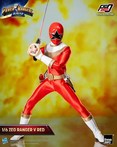 Zeo Ranger V Red – Threezero – ActionFigure Brasil — detalhe do produto