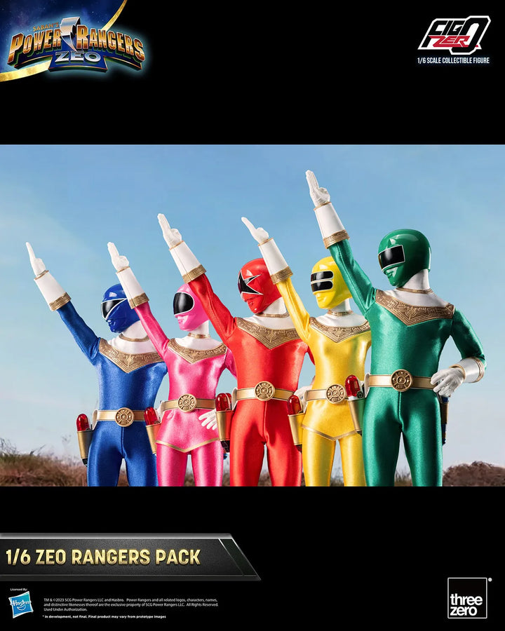 Zeo Rangers Pack – Threezero – ActionFigure Brasil
