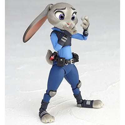 Zootopia - Judy Hopps - Figure Complex Movie Revo No.008 - Revoltech (Kaiyodo)ㅤ – Kaiyodo – ActionFigureBrasil — com base expositora