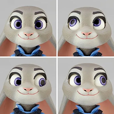 Zootopia - Judy Hopps - Figure Complex Movie Revo No.008 - Revoltech (Kaiyodo)ㅤ – Kaiyodo – ActionFigureBrasil — ângulo diferente