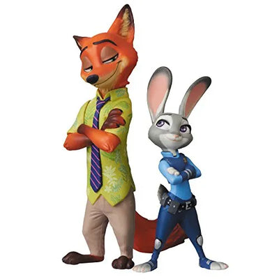 Zootopia - Judy Hopps - Nick Wilde - Ultra Detail Figure No.452 - UDF Disney Series 7 (Medicom Toy)ㅤ – Medicom Toy – ActionFigureBrasil