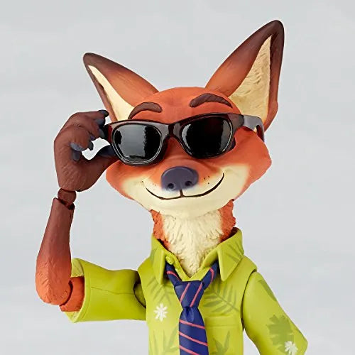 Zootopia - Nick Wilde - Figure Complex Movie Revo No.010 - Revoltech (Kaiyodo)ㅤ – Kaiyodo – ActionFigureBrasil