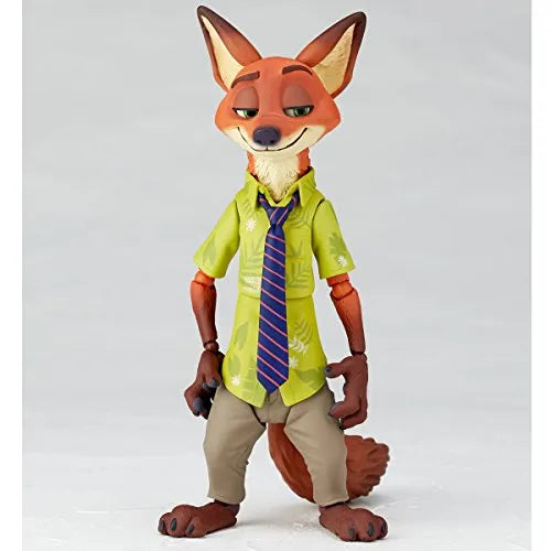 Zootopia - Nick Wilde - Figure Complex Movie Revo No.010 - Revoltech (Kaiyodo)ㅤ – Kaiyodo – ActionFigureBrasil
